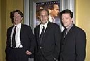 Bruce Greenwood, Kevin Costner et Steven Culp. Premi&egrave;re de Thirteen Days. 19/12/2000.